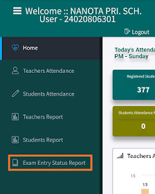 Student Wise Exam Marks Entry Status Report 