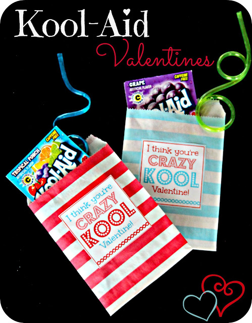 Printable Kool-Aid Valentines @michellepaigeblogs.com