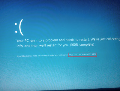 Cara Mengatasi Windows Blue Screen Page Fault in Nonpaged Area