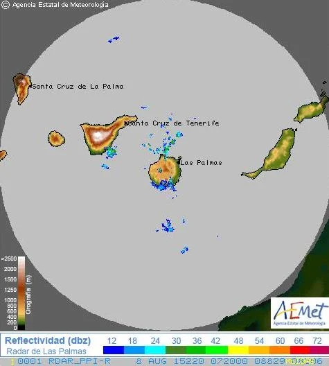 tormenta eléctrica y fuertes lluvias en el sur de gran canaria