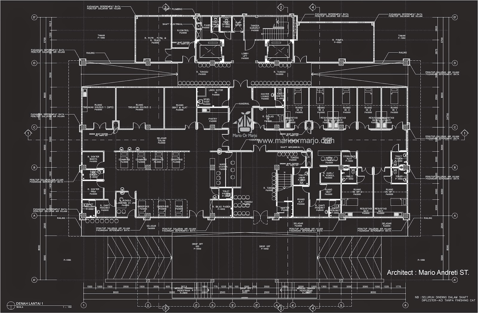 Denah Rumah Sakit Dalam Bahasa Inggris Desain Rumah