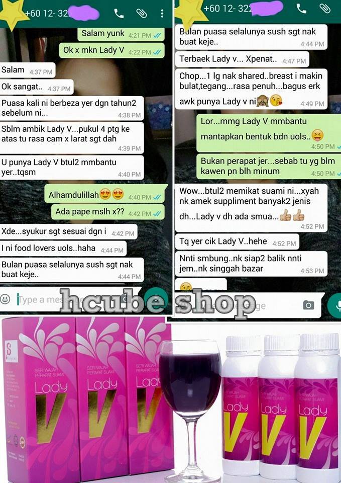 LADY V - TESTIMONI REVIEW KEBERKESANAN - Pengedar/Stokis 