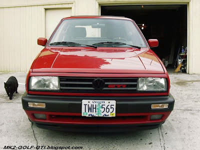 MK2 GOLF GTI with 4 type of wheels