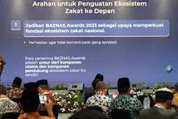 Hadiri Baznas Award, Maruf Amin Minta Kuatkan Ekosistem Zakat