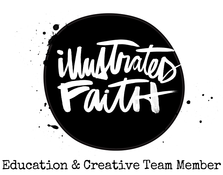 an announcement about my new adventure with Illustrated Faith as a education and creative team member