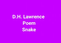 D.H.Lawrence Poem
