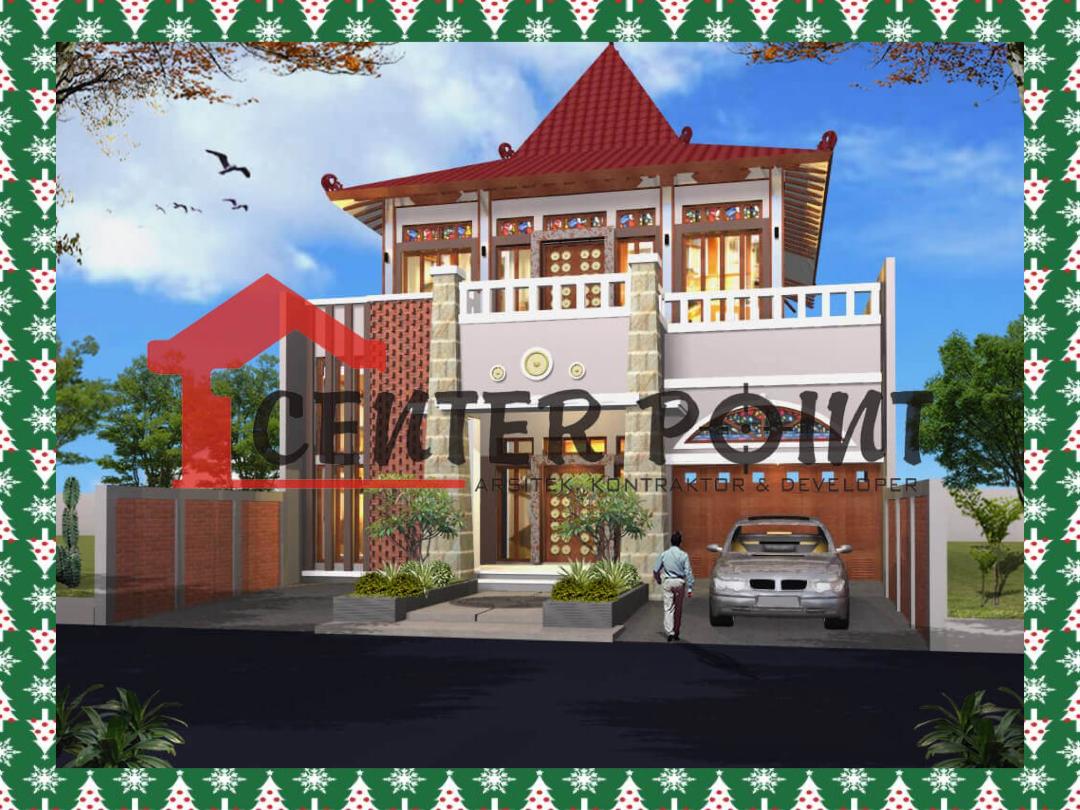 Jasa Desain Rumah Joglo Kayu Jati 2 Lantai Minimalis Modern Mewah