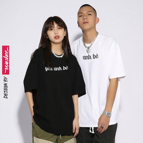 Áo em bé WOSHEE áo yêu em bé cotton 100% mềm mại áo đôi với người yêu đẹp áo phông nữ xinh xắn HH041