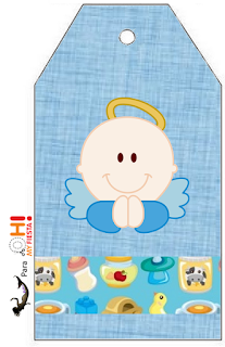 Angel Boy Free Printable Book Marks.