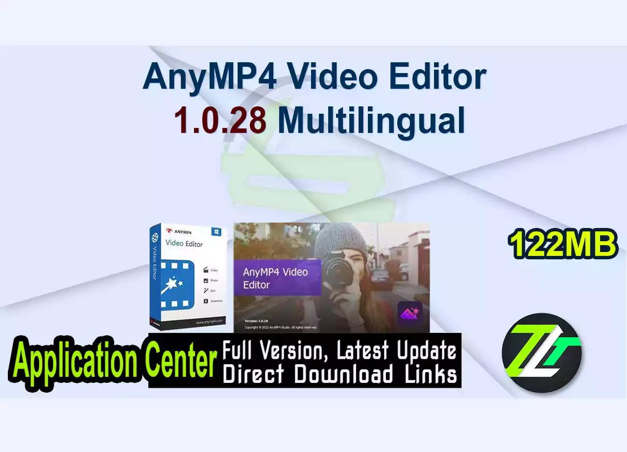 AnyMP4 Video Editor 1.0.28 Multilingual
