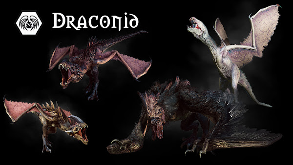 Dragon and Draconid มังกร ไก่ยักษ์ ฟีนิกซ์ และกิ้งก่าบิน