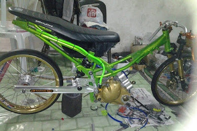 Modifikasi Motor Jupiter MX Drag