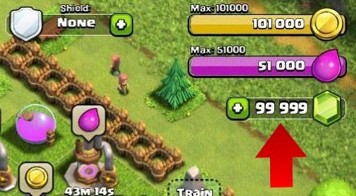 Gem Free For Clash Of Clans