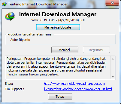 Download Manager Update internet Download manager Bulid 7 With patch