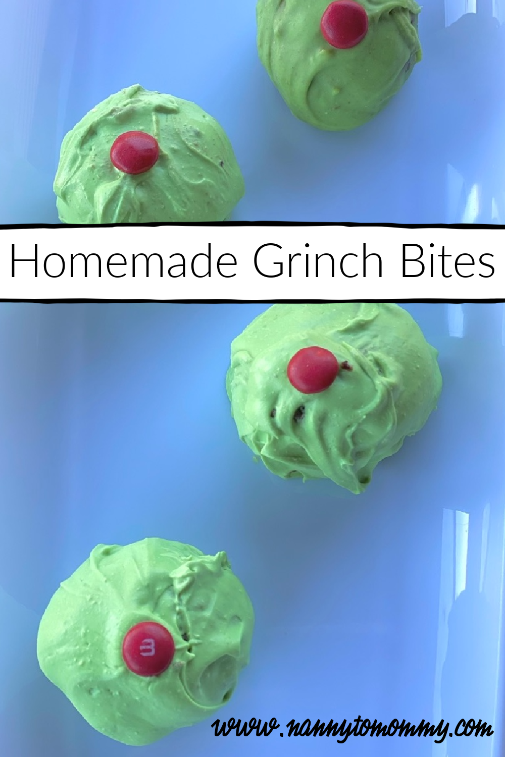 Homemade Grinch Bites