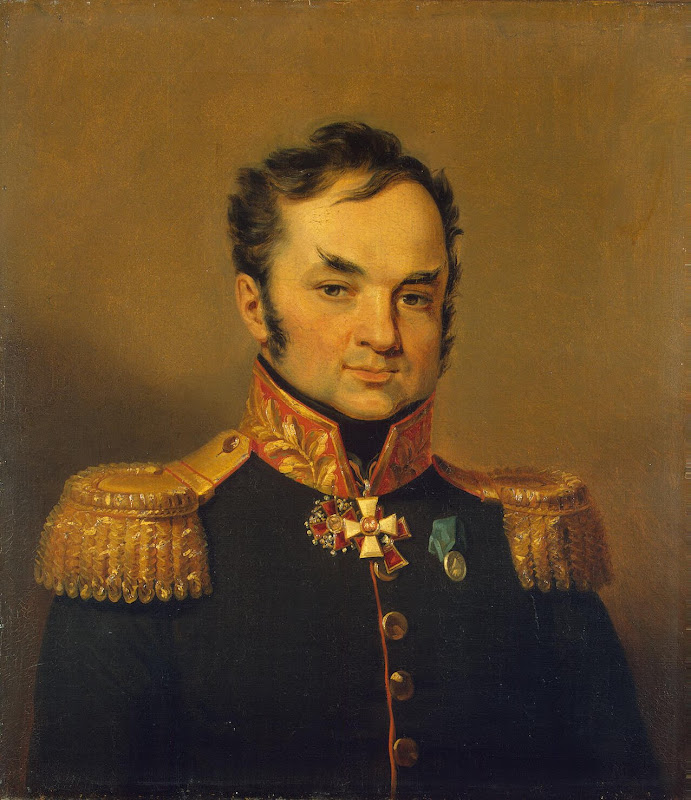 Portrait of Andrey S. Glebov by George Dawe - Portrait, History Paintings from Hermitage Museum