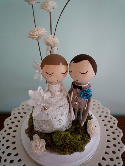 Custom Keepsake Wedding Cake Topper by bthanari on Etsy