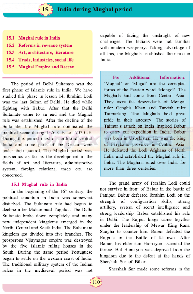 Chapter 15: India during Mughal period