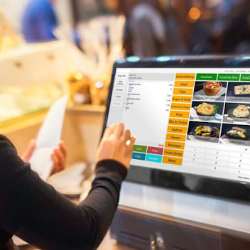 How do you use a POS system in a restaurant