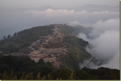 Road up tiger hill