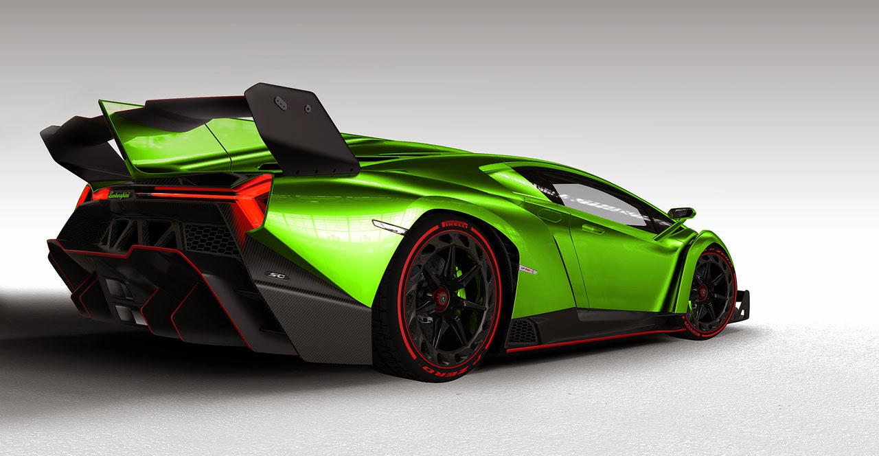 Lamborghini Veneno Roadster Green