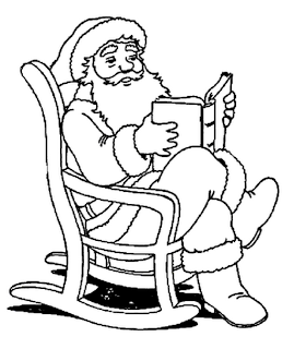 Santa Claus for Coloring, part 3