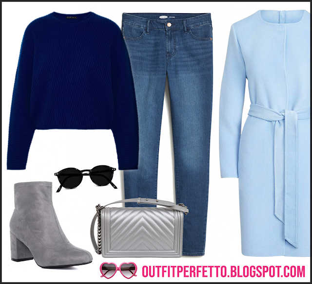 Come abbinare un MAGLIONE BLU NAVY (outfit Autunno/Inverno)