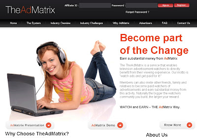 Theadmatrix.com - Watch Ads and Earn Money Online