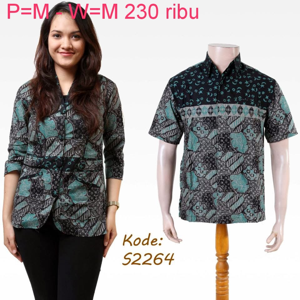 Baju Batik Pasangan Online Model Baju Batik