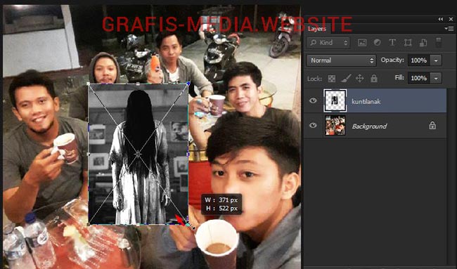 Cara Edit  Foto  Penampakan Hantu  Di Photoshop GRAFIS MEDIA