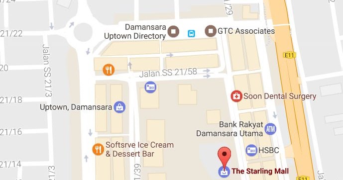 Damansara Uptown Directory Guardian Pharmacy The Starling Mall