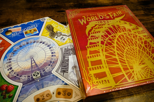 World's Fair 1893 board game 世界博覽會 1893 桌遊