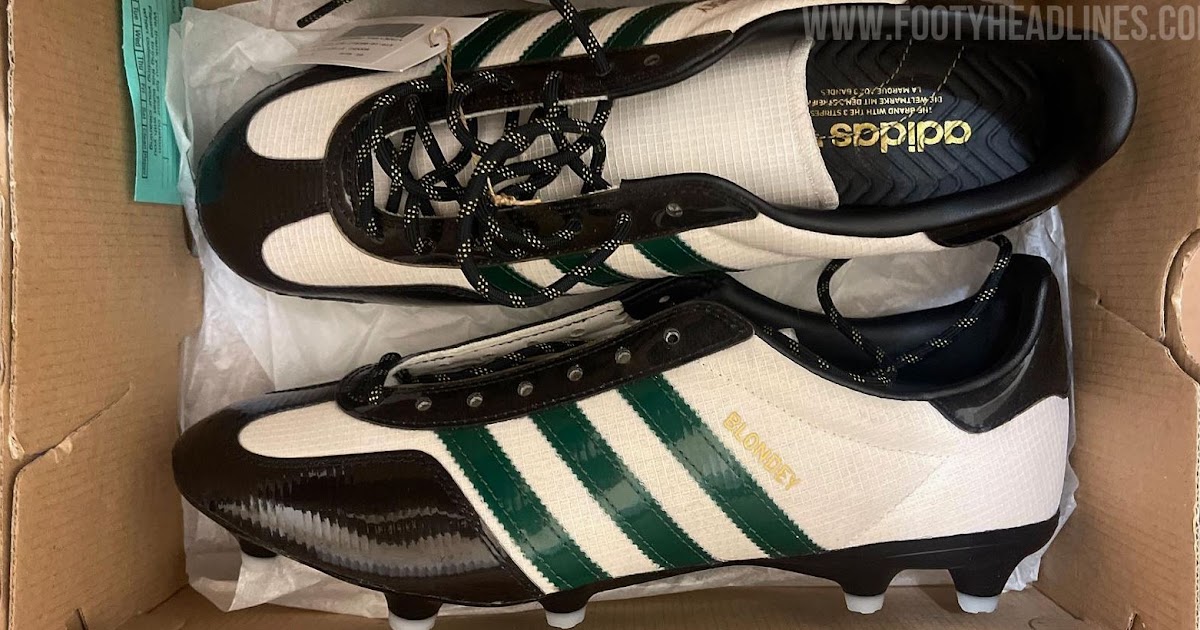 reactie Gezondheid zelfstandig naamwoord One-Off Adidas x Blondey McCoy A.B Gazelle Football Boots Revealed - Footy  Headlines