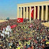 Fenerbahçe taraftarları anıtkabir de.