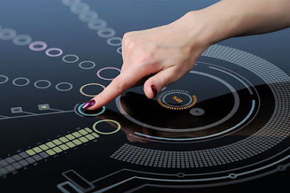 Touchscreen Computer on Table Concept