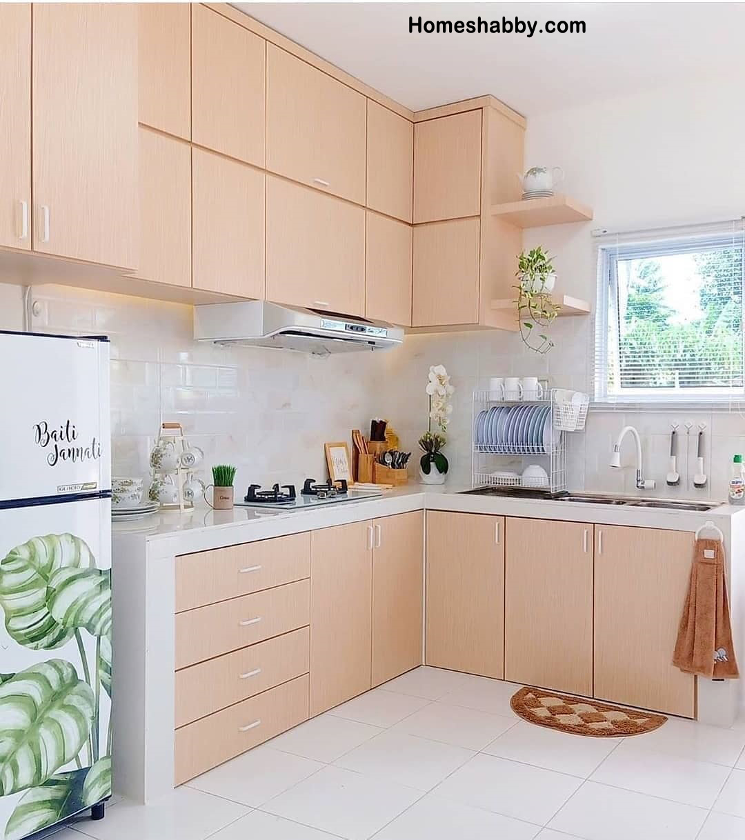6 Ide Desain Kitchen Set Minimalis Dapur Kecil Dan Sempit Rumah Minimalis Modern Homeshabbycom Design Home Plans