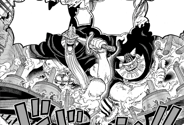 ワンピース 漫画 1106話 エッグヘッド 巨兵海賊団 ドリー ブロギー ONE PIECE Chapter 1106