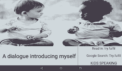 Dialogue about introducing myself, kid's speaking