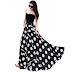 Fashion Chiffon Polka Dot Print High-waist Summer Long Maxi Skirt