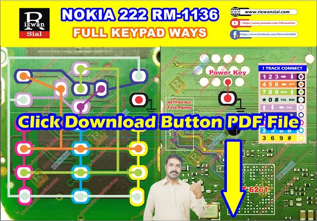 nokia 222 keypad ways || nokia rm 1136 keypad ways