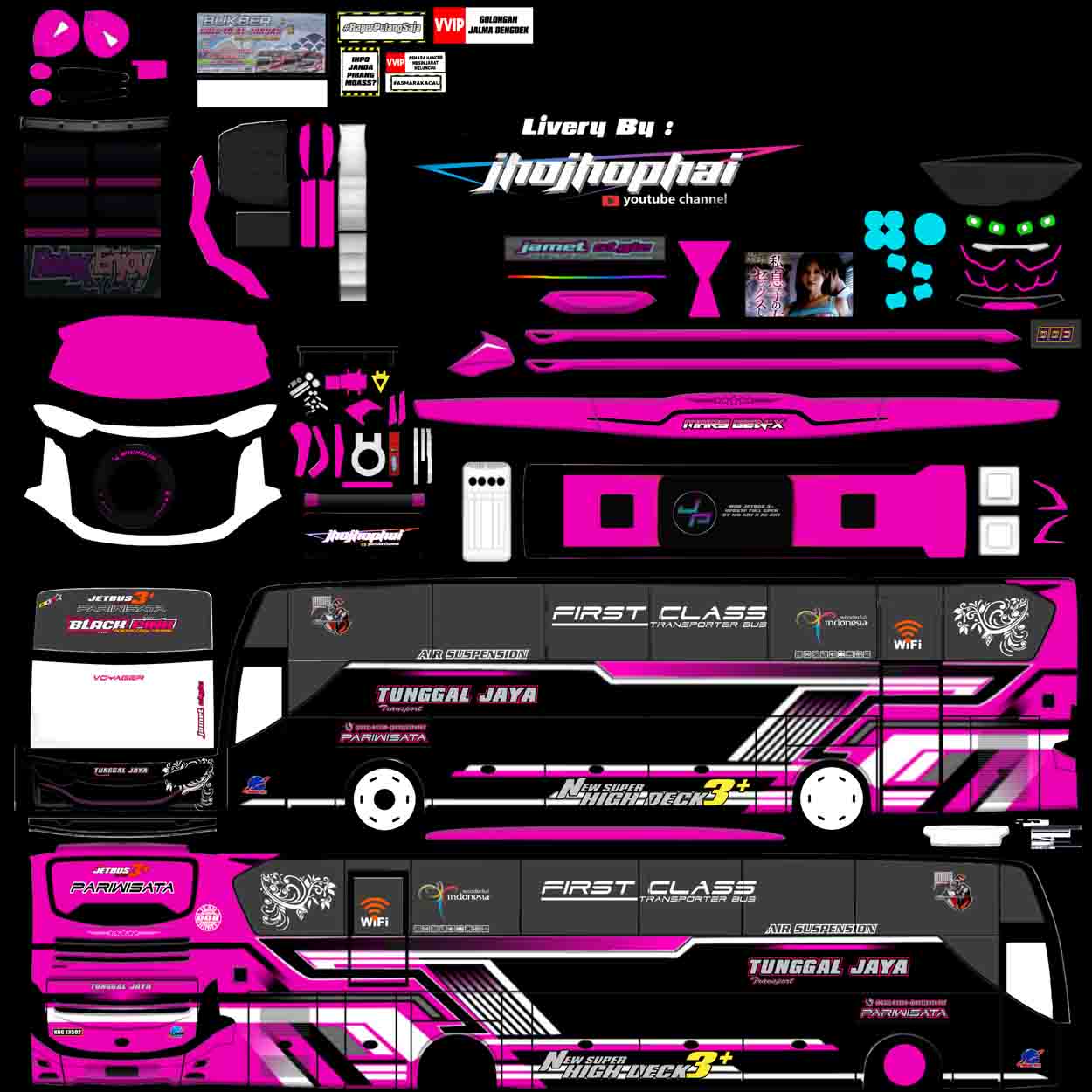 mod bussid blackpink