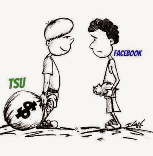 Resultado de imagen para tsu vs facebook