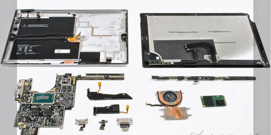 Surface Pro 3 teardown reveals fragile glass, redesigned interior