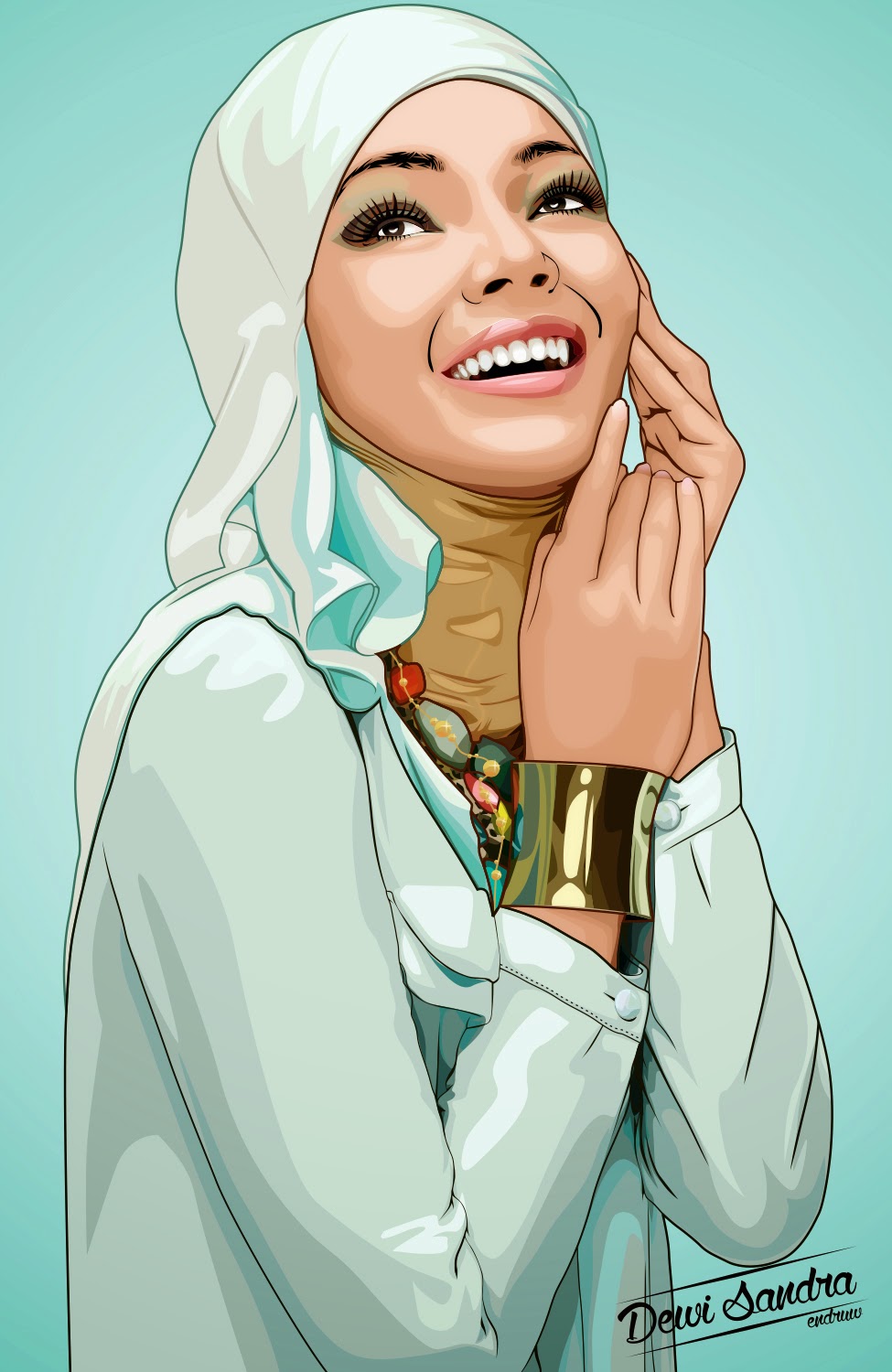 Gambar Kartun Jilbab Lucu Terbaru Top Gambar