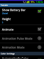 Status Bar Battery Enabled