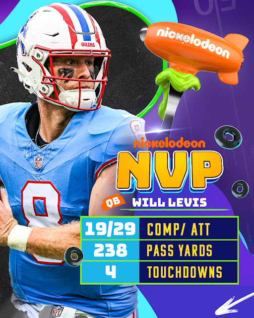 Will Levis 'NFL Slimetime' Week 8 NVP