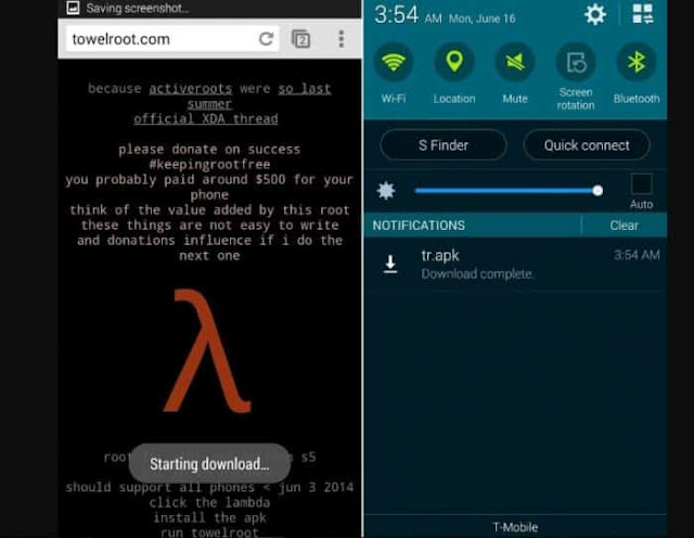 best root app for android: towelroot