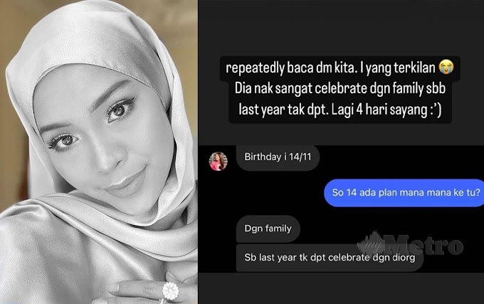 Hasrat Syazlin Zainal Nak Sambut Hari Lahir Bersama Keluarga Tak Kesampaian