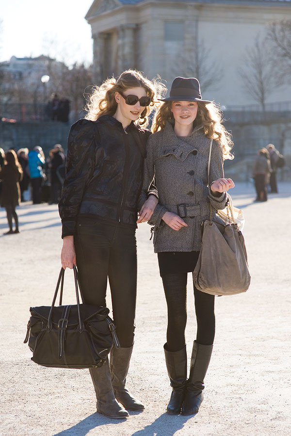 Running With The Fash Pack... Paris Fashion Week A/W 2010