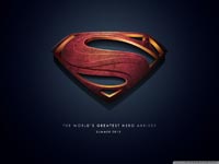 wallpaper superman of steel keren banget